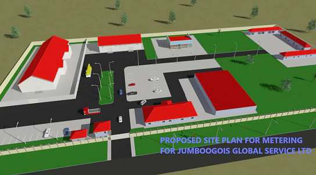 3D render of the proposed JGSL metering factory site